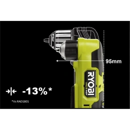 Бесщеточная угловая дрель Ryobi ONE+ HP RAD18C-0 5133004949