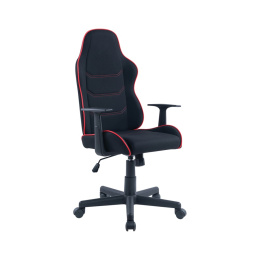 Игровое кресло Helmi HL-S09 Red line ткань черная/красная 306175