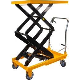 Подъемный гидравлический стол JCB г/п 300кг h min 350мм, h max 1285мм, платформа 820x520мм JCB-TP04001(59937)