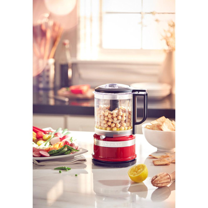 KitchenAid 5KFC0516EER Кухонный миникомбайн, чаша 1.2 л, красный