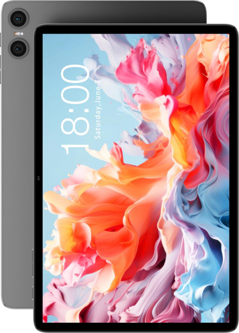 10.1" Планшет TECLAST P30T Case 4/128 GB T606 Wi-Fi, 1280 x 800, Android 15, с чехлом и клавиатурой, серый