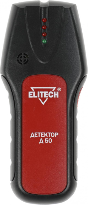 Детектор проводки Elitech Д 50 красный/черный 182089