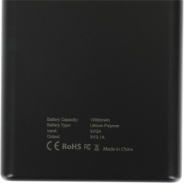 Внешний аккумулятор (Power Bank) Cactus CS-PBFSFT-10000,  10000мAч,  черный
