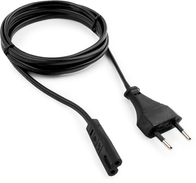 GEMBIRD Кабель Cablexpert Вилка 2-Pin 1.8м PC-184/2-1.8М черный