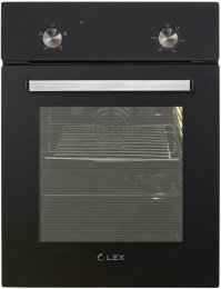 Духовой шкаф электрический LEX EDM 4540 BL, 58л, дверца с 2 стеклами, черный