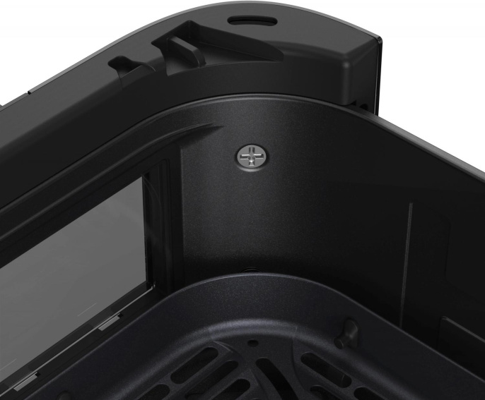 Аэрофритюрница Trouver Air Fryer FD10 Pro White VFF12A двойная система HeatSync™, циркуляция горячего воздуха при температуре 360° C, металлическая внутренняя поверхность, объем 6 л, видимое окошко, 11 предустановленных режимов приготовления, LED экран