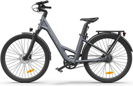Электровелосипед ADO Electric Bicycle A28 Lite серый 28"x1,75"/500Вт/42Нм/36Вх9,6Ач/30км/ч/50км/аморт. вилка/ременной привод/IPX5/120кг