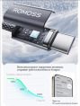 Кабель Romoss CB3038, USB Type-C m - USB m , 1.2м, MFI, 3A, черный [6958377525951]