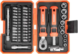 Набор инструментов PATRIOT SPS-38 трещотка с торцевыми головками отвертка-битодержатель с битами 350003305