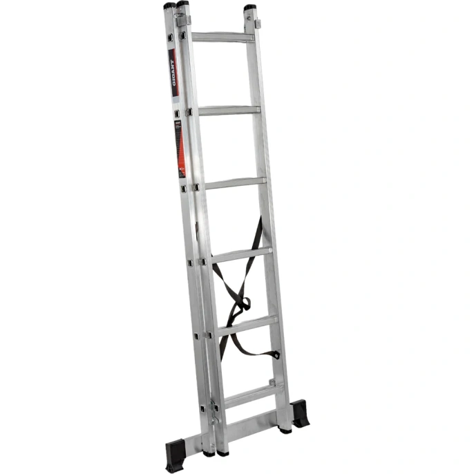 Двухсекционная лестница 6 ступеней Gigant L-02 2х6