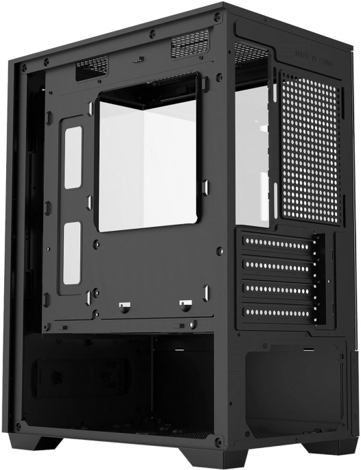 Корпус Bloody CC-125 черный без БП mATX 5x120mm 2xUSB2.0 1xUSB3.0 audio bott PSU