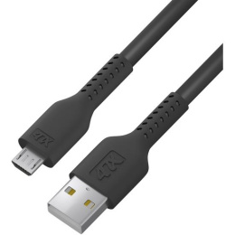 Кабель 0.5m MicroUSB, черный, черный ПВХ Кабель 0.5m MicroUSB, черный, черный ПВХ 4PH-R90061