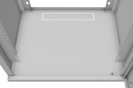 Cabeus WSC-05D-4U55/45 Шкаф телекоммуникационный настенный 19" 4U, серия LIGHT разборный, дверь стекло, цвет серый