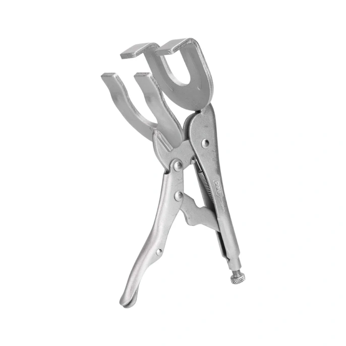 Зажимные клещи для сварки DELI dl20017 с фиксатором, 230мм, регулировочный винт,углеродистая сталь 112004