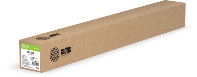 Калька Cactus CS-LFPTR90-61045 A1+ 610мм-45м/90г/м2 универсальная втулка:50.8мм 2"