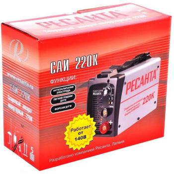 Сварочный аппарат Ресанта САИ-220К, инвертор [65/37]