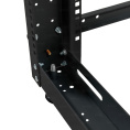 NTSS Стойка серверная NTSS OR двухрамная 42U 600-1000мм, комплект ножек, черный RAL 9005 NTSS-2POR42U/600-1000-BL