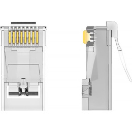 Коннектор Vention RJ45 8p8c , UTP, cat. 6A, под витую пару 50шт. (IDGR0-50)