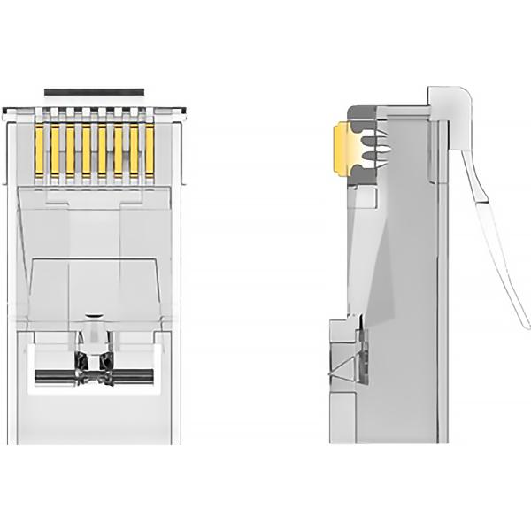 Коннектор Vention RJ45 8p8c , UTP, cat. 6A, под витую пару 50шт. (IDGR0-50)