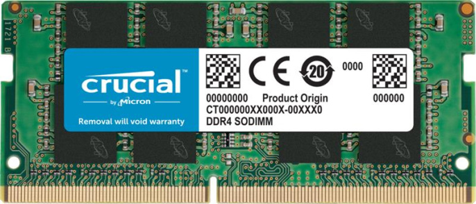 Оперативная память Crucial CT8G4SFRA32A DDR4 - 1x 8ГБ 3200МГц, для ноутбуков SO-DIMM , OEM