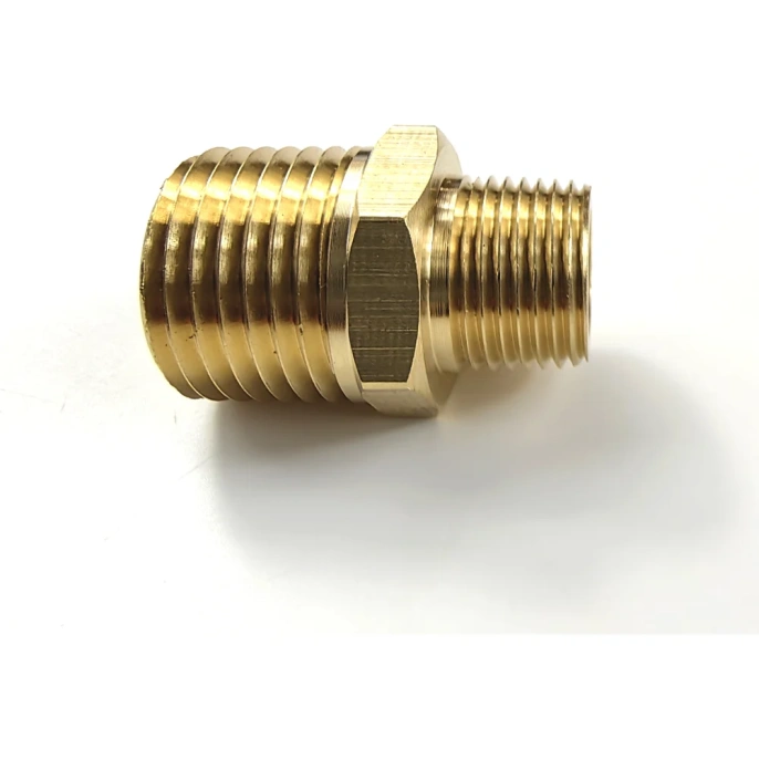 Ниппель латунный переходной пневмо 1/2"НР - 3/8"НР Профитт 9276287