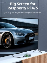 Адаптер CABLETIME CP46G (CT-DHF8K-AG) 8K Micro HDMI/HDMI «папа-мама» - алюминий + корпус из ПВХ