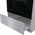 Электрическая плита Gorenje GEC5B20SG, стеклокерамика, инфракрасная, без крышки, серебристый
