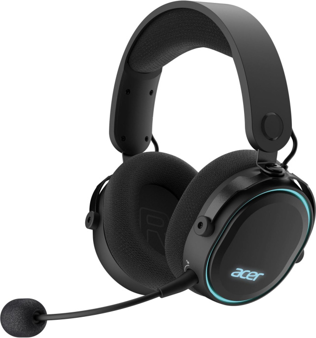 Гарнитура Acer OHR303, для компьютера/мобильных устройств, мониторные, Bluetooth/радио/3,5 мм, черный [zl.hdsee.009]