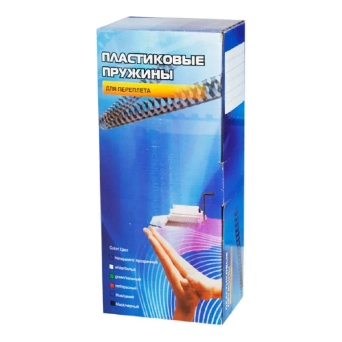 Пластиковые пружины Office Kit 4,5 мм, белые, 100 шт. BP2135