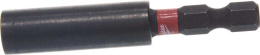 Держатель бит магнитный Milwaukee Shockwave 1/4" HEX 60мм 100шт 4932430478 конструкционная сталь и термообработка, выдерживает неправильное использование, прочный магнитный наконечник