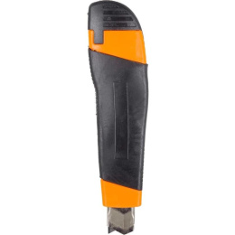 Нож Вихрь 18мм, 1шт, оранжевый/черный [73/10/10/3]