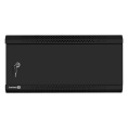 Шкаф телекоммуникационный 19" настенный 4U ExeGate EC-WM-4U.450.M.BLACK 19”, 4U, 600x450x280mm ШхГхВ , передняя дверь металл, съемные боковые панели, пыле- и влагозащита IP23, черный RAL 9004 EX300252RUS