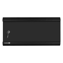 Шкаф телекоммуникационный 19" настенный 4U ExeGate EC-WM-4U.450.M.BLACK 19”, 4U, 600x450x280mm ШхГхВ , передняя дверь металл, съемные боковые панели, пыле- и влагозащита IP23, черный RAL 9004 EX300252RUS