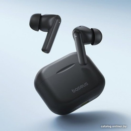 Наушники Baseus A00072200113-Z1 Bowie E17 True Wireless Bluetooth Earphones Cluster Black материал: ABS + PC, Bluetooth 5.3, время работы: около 6 часов, интерфейс зарядки: Type-C, время