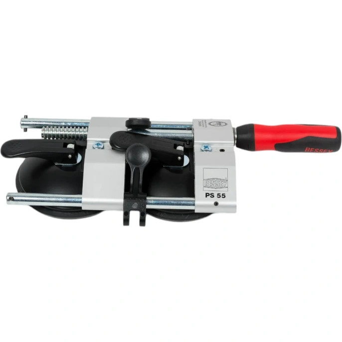 Зажим BESSEY вакуумный для пластин, 260 Н, ширина зажима 10-55 мм, для камня/керамики/стекла BE-PS55