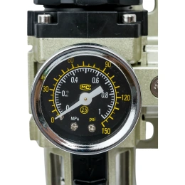 Фильтр-влагоотделитель для компрессора с регулятором давления и лубрикатором 1/4"; 1700 л/мин; 10 бар Gigant GAC3010-02