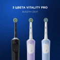 Электрическая зубная щетка Oral-B Vitality Pro 80368962, насадки для щётки: 2 шт, цвет: сиреневый