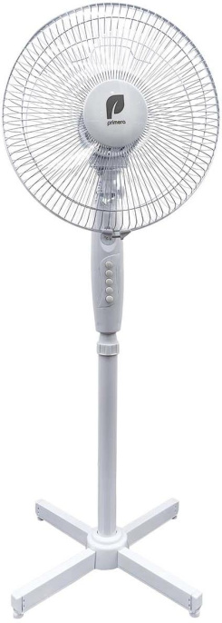 Вентилятор напольный PRIMERA SFP-3005TX,  белый и серый