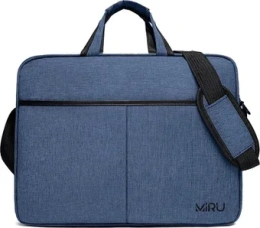 Сумка для ноутбука MIRU 1032 Large 17,3" синяя, внешний материал - полиэстер, подкладка - полиэстер