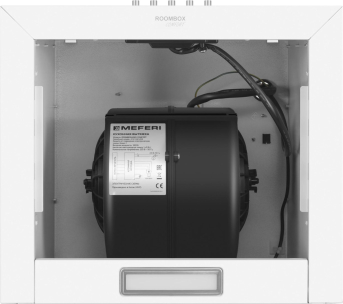 Вытяжка каминная MEFERI Light AIRBOX60WH, белый, кнопочное управление [airbox60wh light]