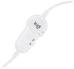 Наушники с микрофоном Logitech H150 синий/белый 1.8м накладные оголовье 981-000454