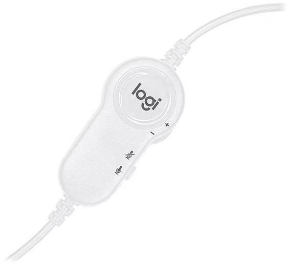 Наушники с микрофоном Logitech H150 синий/белый 1.8м накладные оголовье 981-000454