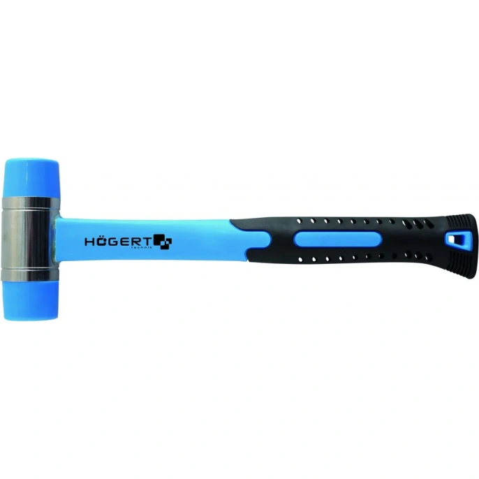Рихтовочный молоток HOEGERT TECHNIK 600 г, с рукояткой из стекловолокна HT3B048