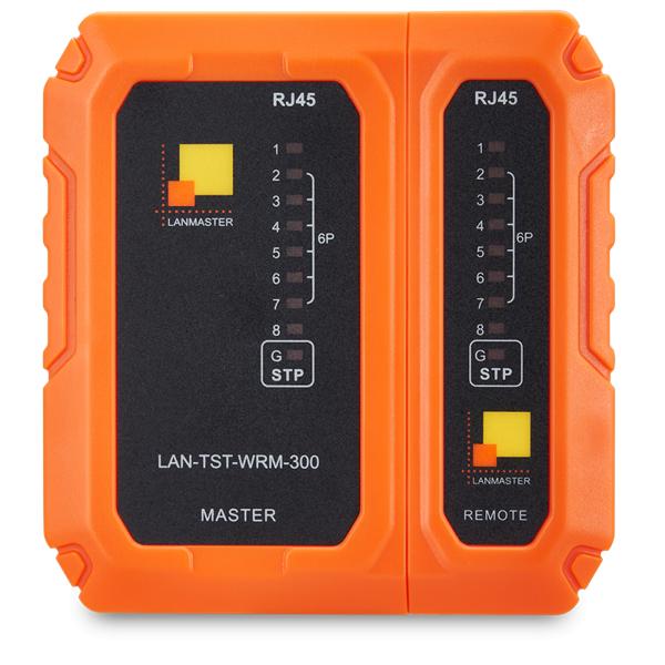 Тестер витой пары с индикаторами LANMASTER LAN-TST-WRM-300