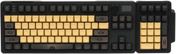Клавиатура Дарк Проджект KD87A+Numpad Черный DP-KD-87A-000101-GMS проводная, игровая, механическая, подсветка RGB, горячая замена клавиш, g3ms Moonstone свитчи