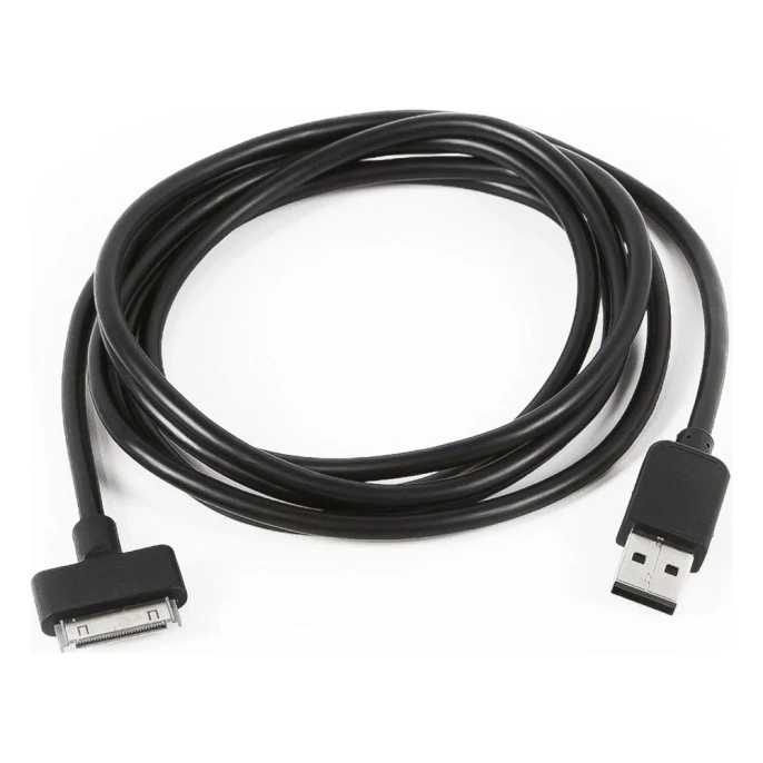 Кабель Gembird USB AM/Apple, для iPhone/iPod/iPad, 1м, черный, пакет CC-USB-AP1MB