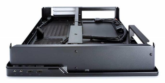 Корпус ПК без блока питания/ Case Fractal Design Node 202, SFF, no fans, 2xUSB-A 3.0, SFX PSU Support, mITX Black (FD-CA-NODE-202-BK)