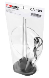 Телевизионная антенна StarWind CA-100,  комнатная
