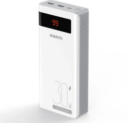 Мобильный аккумулятор Romoss Sense8PS Pro 30000mAh QC3.0/PD3.0 5A белый