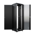 NTSS Шкаф напольный универсальный серверный NTSS R 18U 600х600мм, 4 профиля 19, двери стекло и сплошная металл, боковые стенки съемные, регулируемые опоры, разобранный, черный RAL 9005 NTSS-R18U6060GS (NTSS-R18U6060GS-BL)